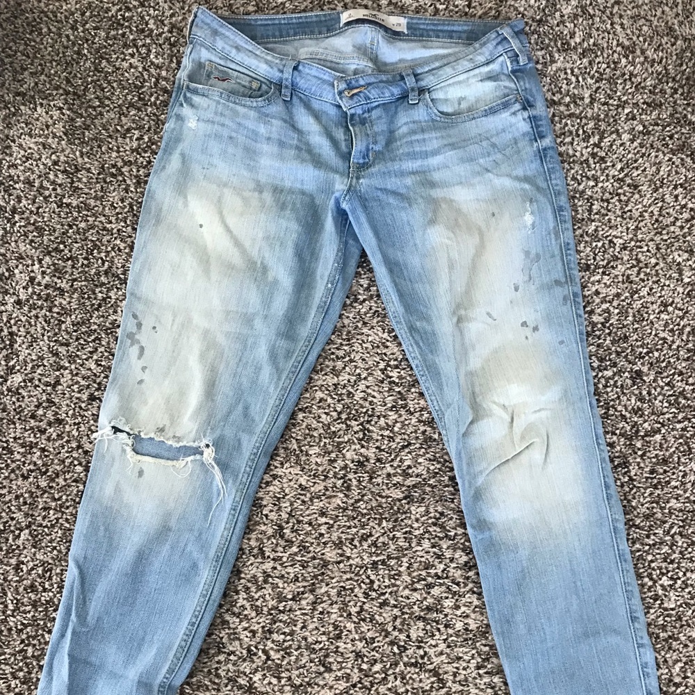 Distressed Hollister Jeans